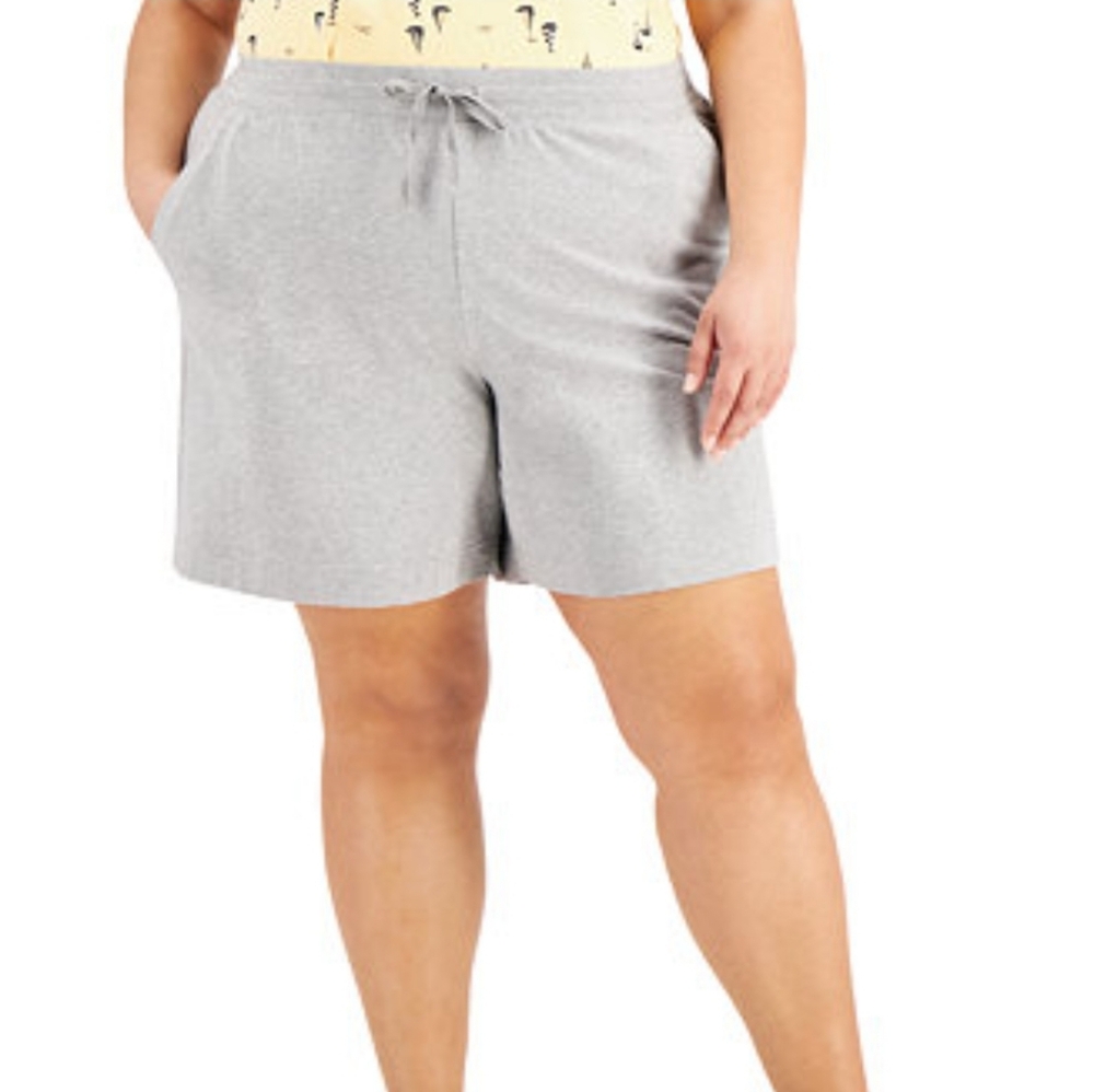 Women's Gray Casual Shorts Karen Scott Size Small